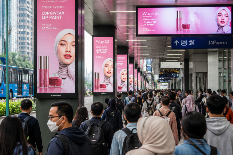 An Example of Outdoor Ads in Jakarta