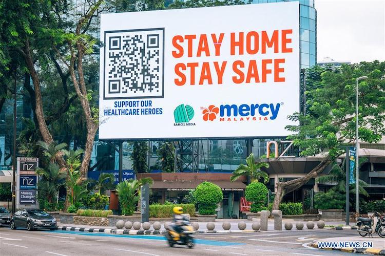 covid 19 billboard Malaysia