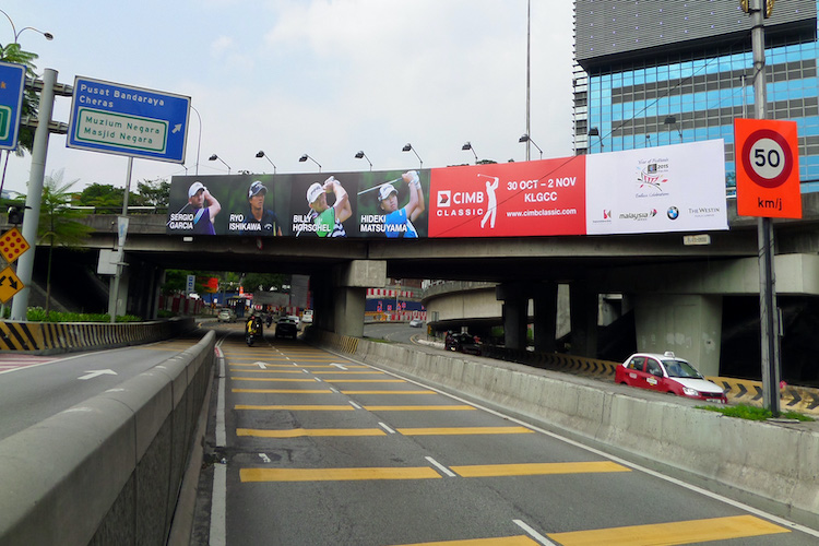 overhead bridge billboard 