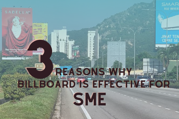 Billboards on Malaysia highway