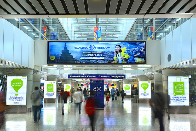 airport advertising Malaysia
