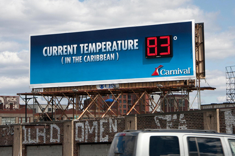 Creative Informative Advertisement in Outdoor Media