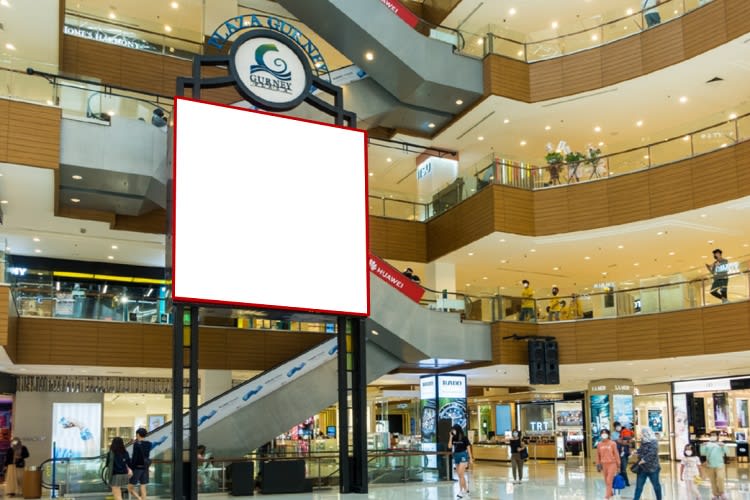 1 Panel Digital Screen Billboard at Gurney Plaza Shopping Mall Centre Court, George Town, Penang