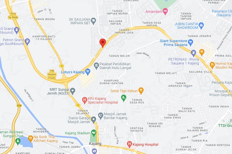 Persiaran Saujana Impian, Kajang, Selangor (at Pedestrian Bridge)