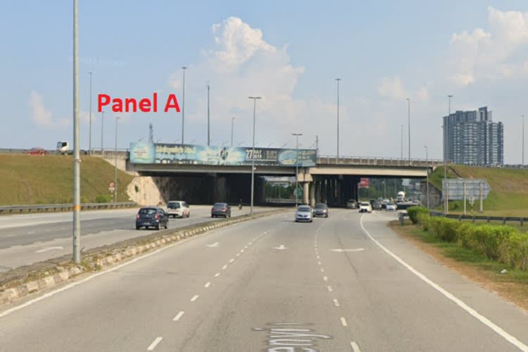 2 Sided Overhead Bridge Billboard at Jalan Semenyih, Kajang, Selangor (at Interchange Kajang - Seremban Highway)
