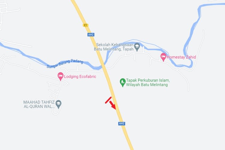 NSE Highway KM 329.9, Tapah, Perak