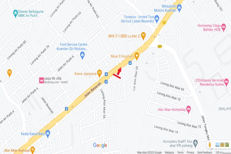 Jalan Berserah, Kuantan, Pahang (Near Petron Petrol Station)