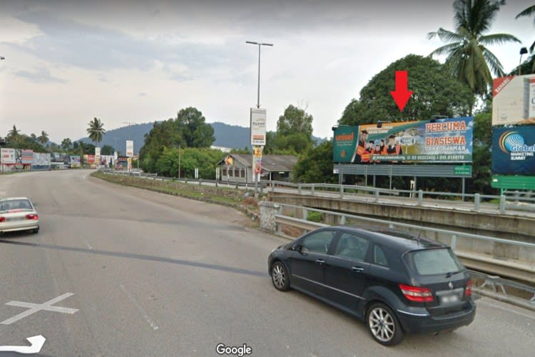 1 Panel Free Standing Billboard at Jalan Beserah, Kuantan, Pahang