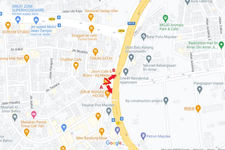 Jalan Tebrau, Johor Bahru, Johor