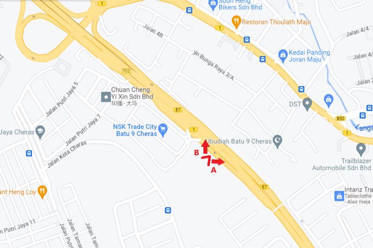 Lebuhraya Cheras-Kajang KM13.4, Cheras, Selangor