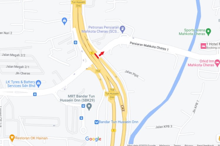 Interchange of Per Mahkota Cheras 1/ Cheras-Kajang Expressway, Kajang, Selangor (B)