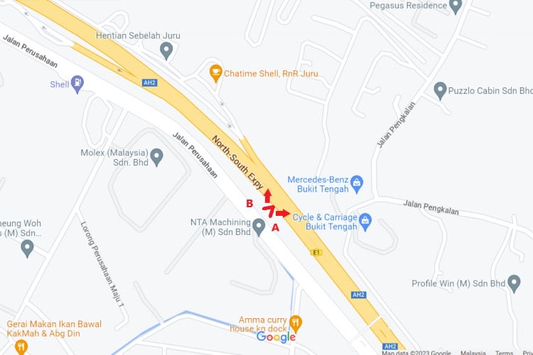 NSE Highway KM 141 - Juru Autocity, Perai, Penang