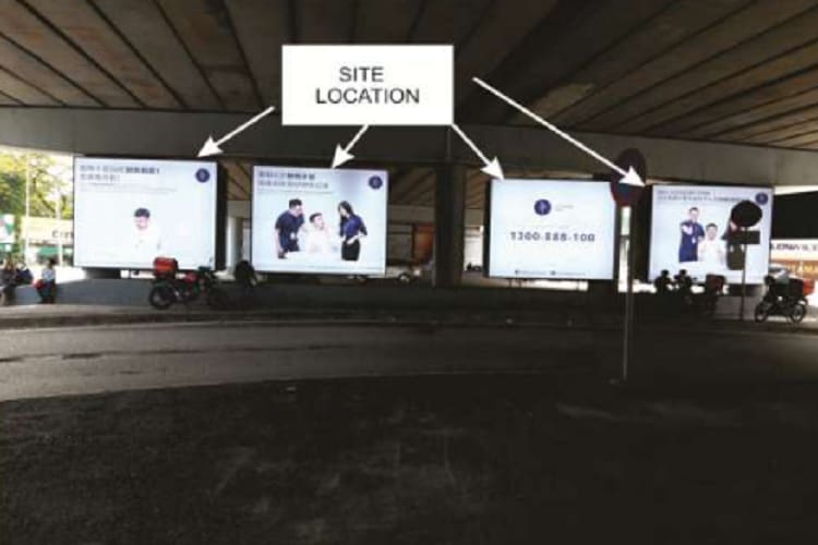 3 Panel Lightbox Billboard at LDP Highway (to One Utama), Selangor