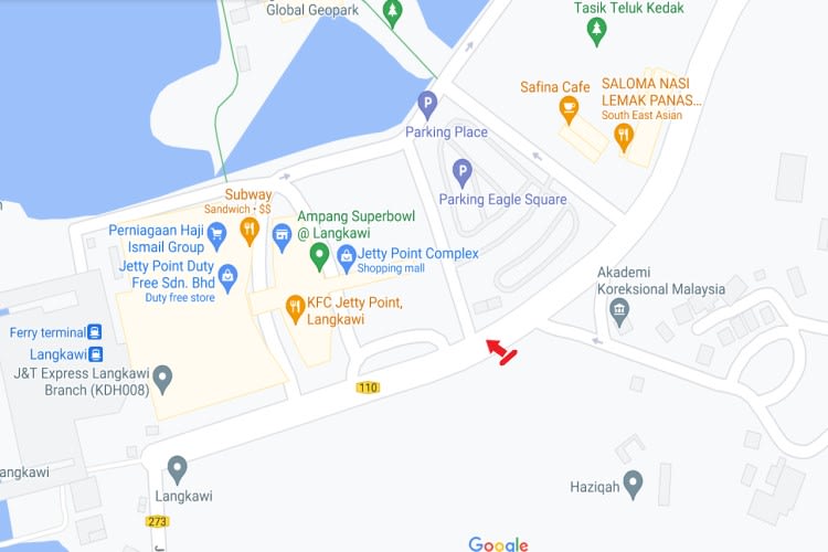 Persiaran Putra, Langkawi, Kedah (infront Jetty Point [A])