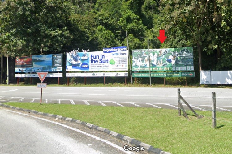 1 Panel Free Standing Billboard at Jalan Teluk Yu / Jalan Pantai Kok, Langkawi, Kedah