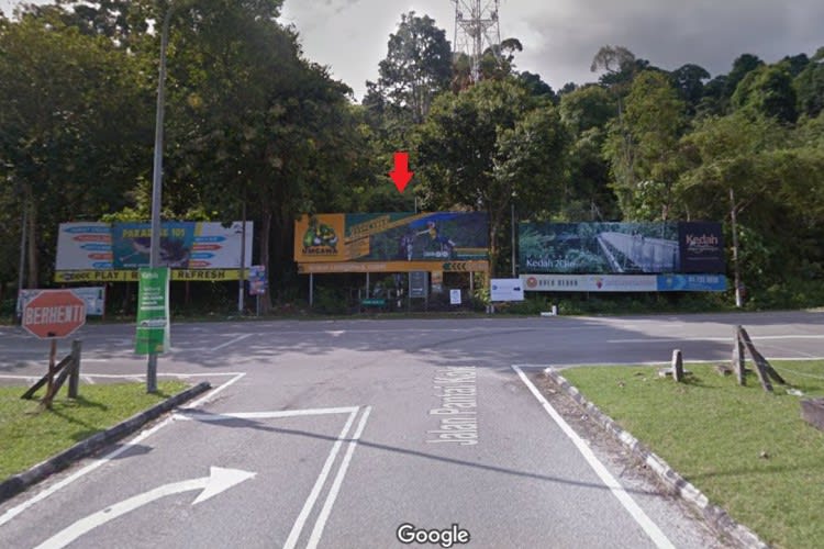 1 Panel Free Standing Billboard at Jalan Pantai Kok / Jalan Teluk Yu, Langkawi, Kedah