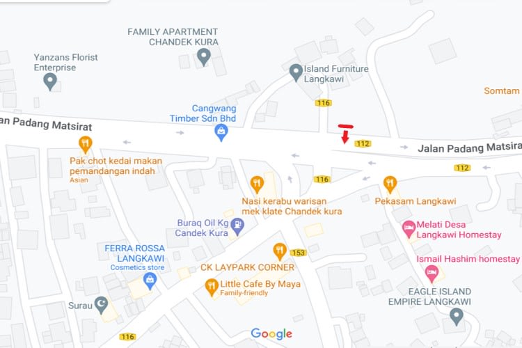 Jalan Padang Matsirat/ Jalan Chandekura, Langkawi, Kedah