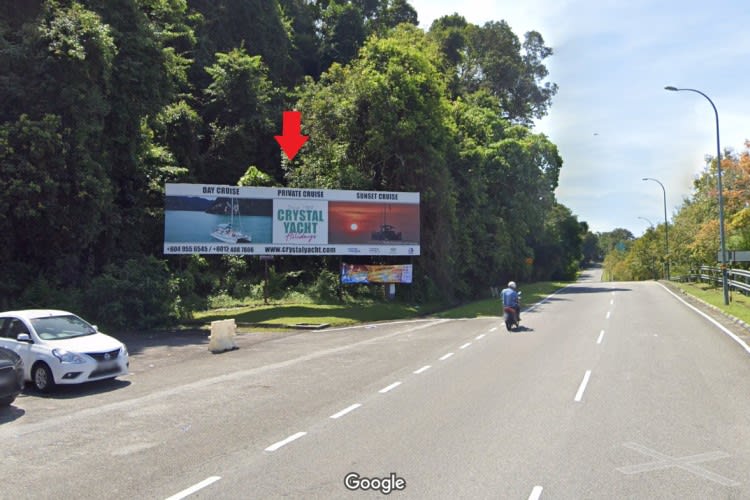 1 Panel Free Standing Billboard at Jalan Pantai Kok, Langkawi, Kedah (Near Petronas Quay Station)