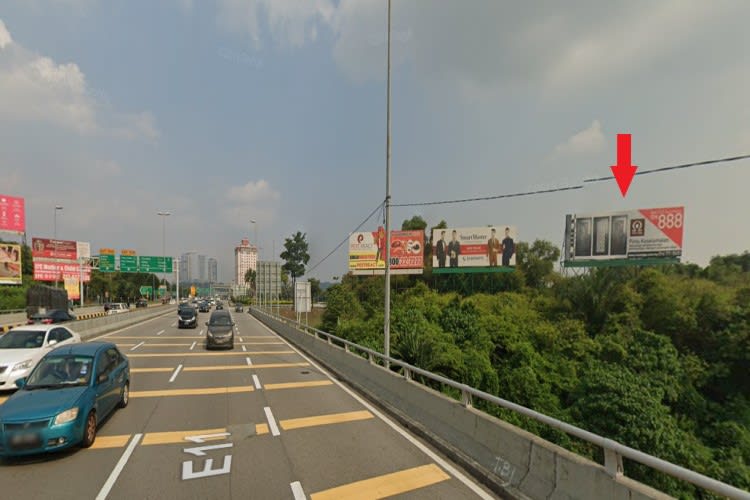 1 Sided Free Standing Billboard at Sunway Toll Plaza, Selangor