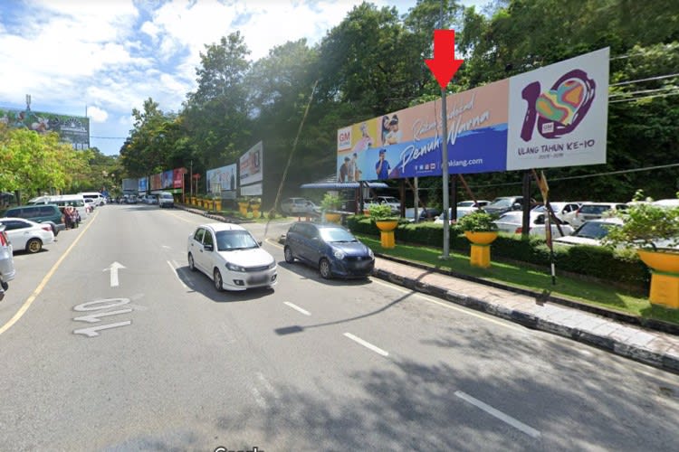 1 Panel Free Standing Billboard at Persiaran Putra, Langkawi, Kedah (infront Jetty Point)