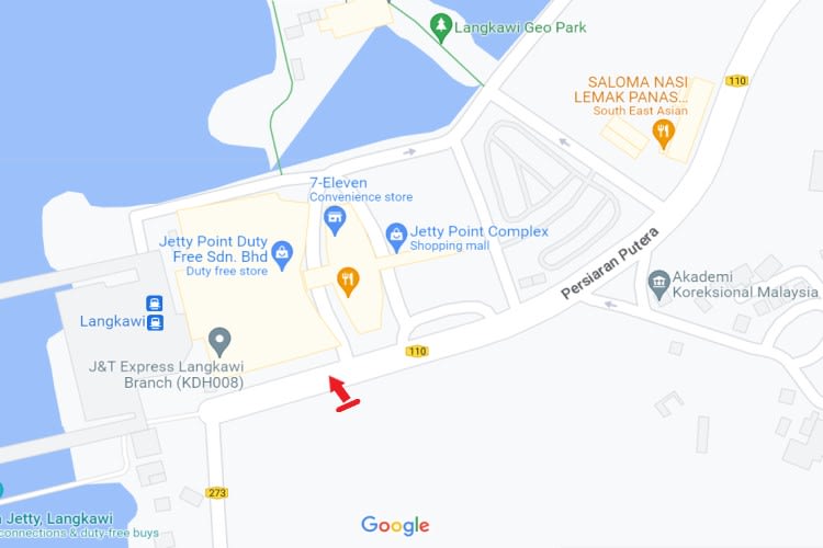 Persiaran Putra, Langkawi, Kedah (infront Jetty Point