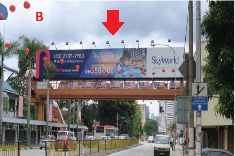 Overhead Bridge Billboard at Jalan Sentul, Kuala Lumpur