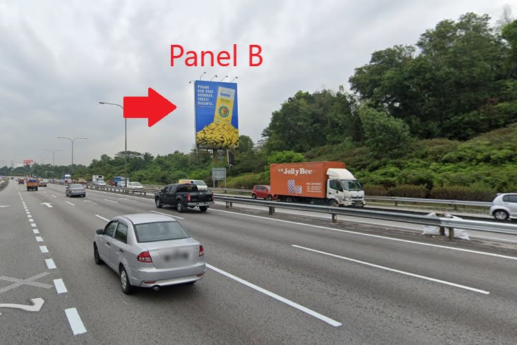 Vertical Unipole Billboard at Federal Highway KM17.5-b, Shah Alam, Selangor (Subang Jaya Interchange)