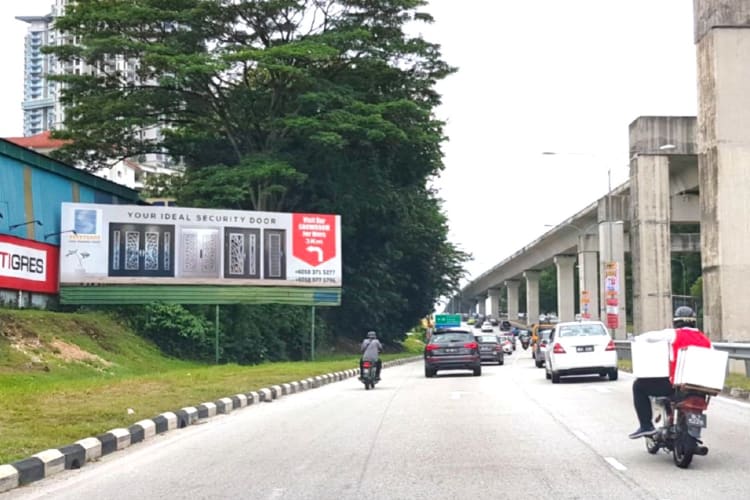 1 Panel Free Standing Billboard at Bandar Kinrara, Puchong, Selangor