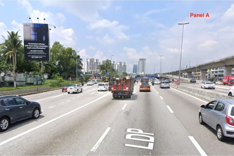 2 Sided Vertical Minipole Billboard at LDP IOI Puchong, Puchong, Selangor