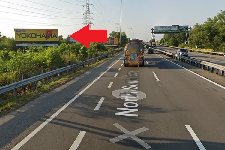 1 Sided Free Standing Billboard at KM150.65 NSE from Bukit Tambun Toll Plaza, Penang