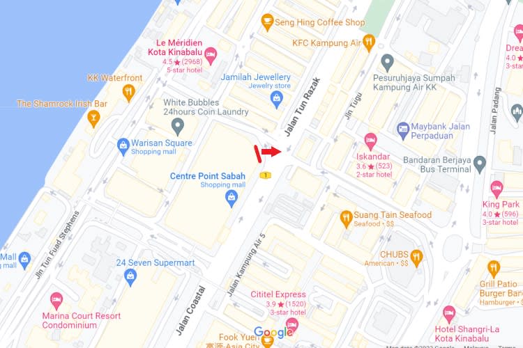 Junction of Jalan Tun Razak / Jalan Laiman Diki, Kota Kinabalu, Sabah (CentrePoint)