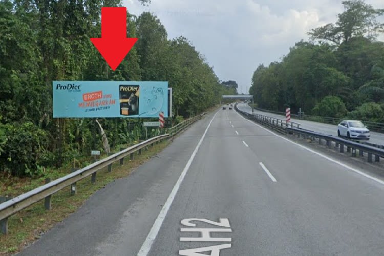 1 Sided Free Standing Billboard at KM317.30 Lata Kijang to Tapah Interchange, Perak