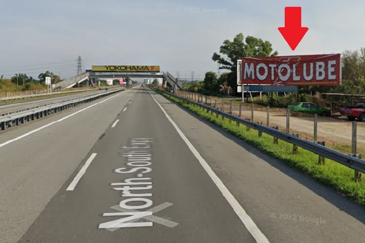 1 Sided Free Standing Billboard at KM192 PLUS Highway from Bukit Merah, Perak