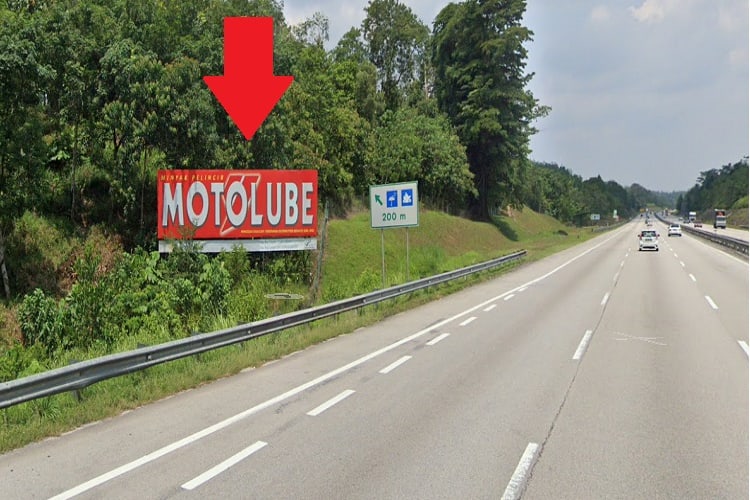 1 Sided Free Standing Billboard at KM410.40 after Lembah Beringin Toll, Selangor