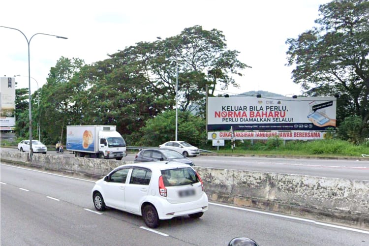 1 Panel Free Standing Billboard at MRR2 Highway KM19.1, Kuala Lumpur (near Melawati Mall)