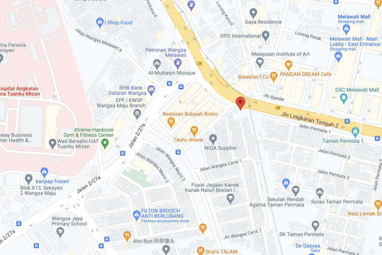 MRR2 Highway KM19.1, Kuala Lumpur (near Melawati Mall)