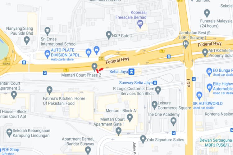 Federal Highway- Mentari, Petaling Jaya, Selangor