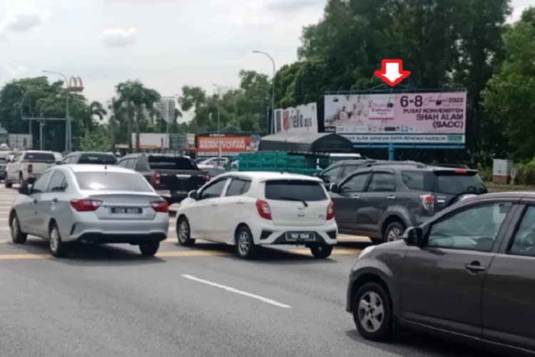 1 Sided Free Standing Billboard at Jalan Subang / Jalan Monfort, Seksyen 13, Shah Alam, Selangor