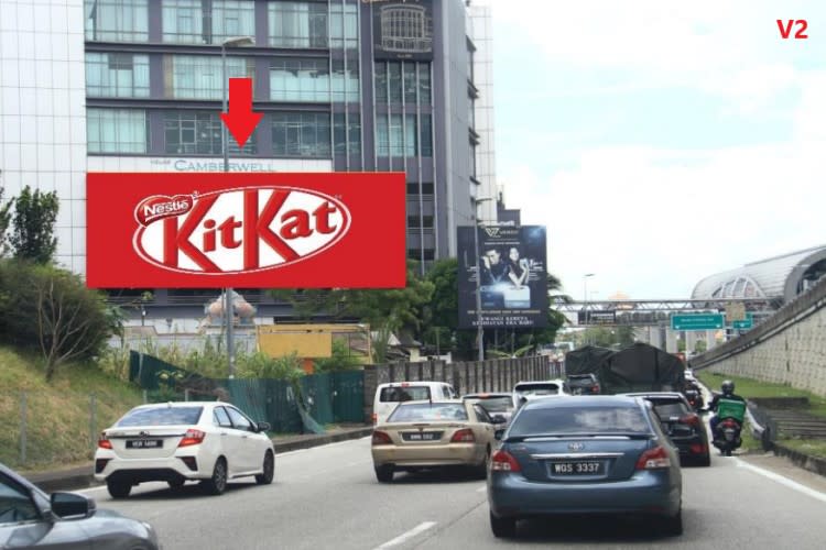 Horizontal Digital Screen Billboard at LDP Highway, Puchong, Selangor (near IOI Puchong)
