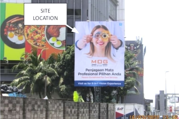 1 Sided Minipole Billboard at SSF Puchong, Jalan Kenari (next to LDP Puchong), Selangor