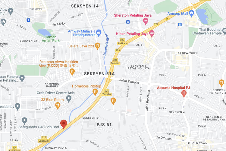 Federal Highway, Petaling Jaya, Selangor (opposite Harvey Norman)