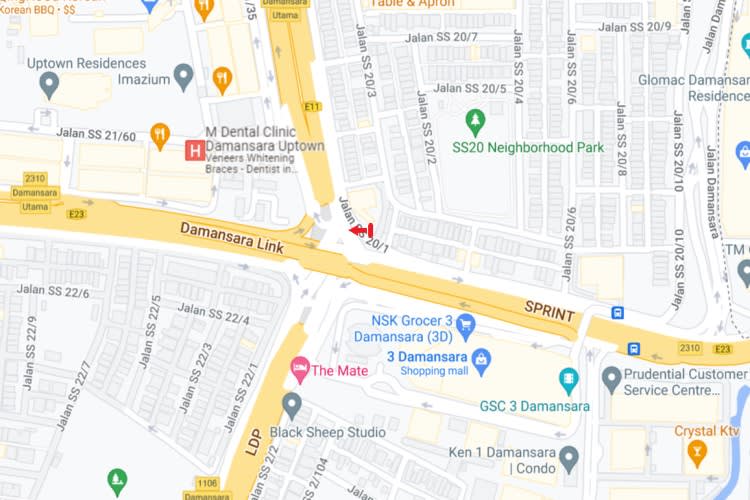 Sprint Highway - TP1 / Damansara Kim (A), Petaling Jaya, Selangor