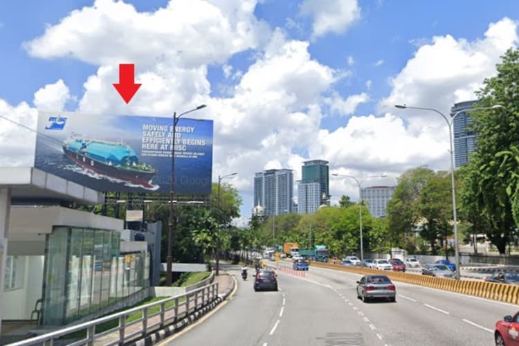 1 Sided Spectacular Billboard at City Parking, Jalan Kinabalu, Kuala Lumpur