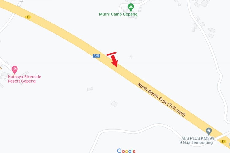 NSE KM299.5, North Bound (Off-Side), Gopeng, Perak