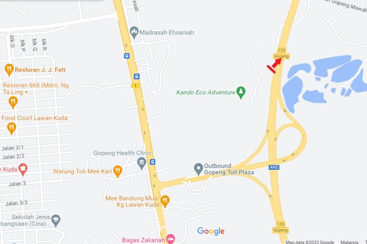 NSE KM296.3, South Bound (Off-Side), Gopeng, Perak