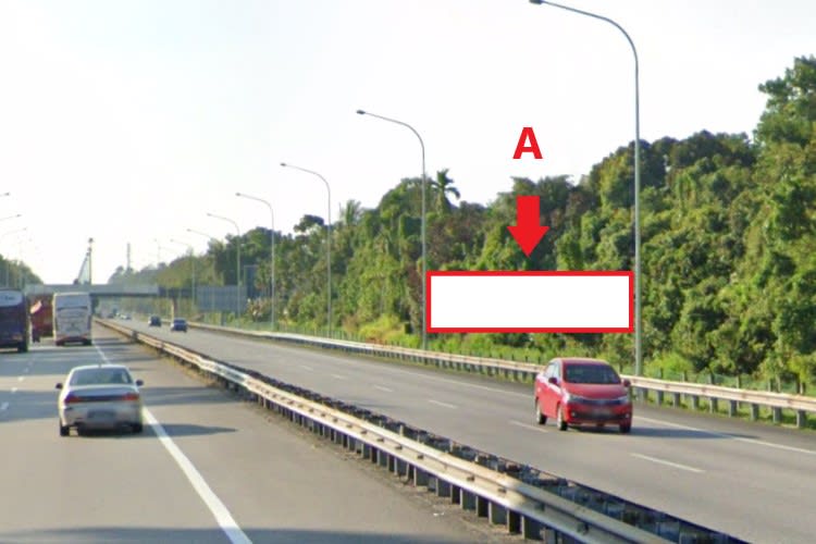 2 Sided Free Standing Billboard at NSE KM221.8, North Bound (Off-Side), Kuala Kangsar, Perak