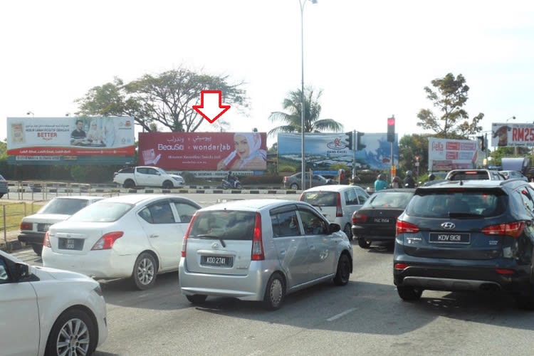 1 Panel Free Standing Billboard at Sultanah Bahiyah Highway / Jalan Putra / Jalan Kangar - Alor Setar, Alor Setar, Kedah