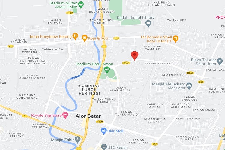 Jalan Alor Semadom / Jalan Tun Razak, Alor Setar, Kedah (near Balai Bomba)