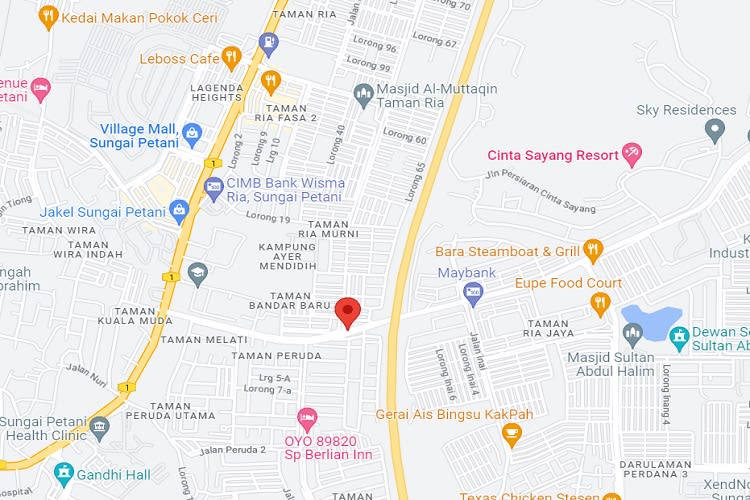 Jalan Kelab Cinta Sayang, Sungai Petani, Kedah