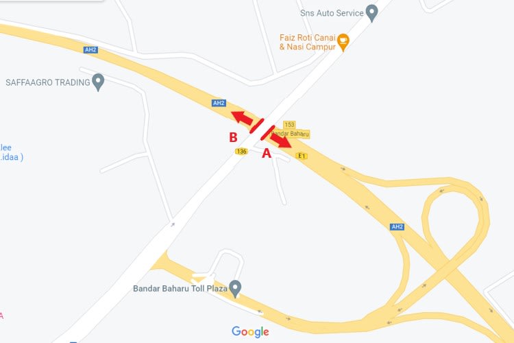 PLUS Highway KM175, Bandar Baharu, Kedah